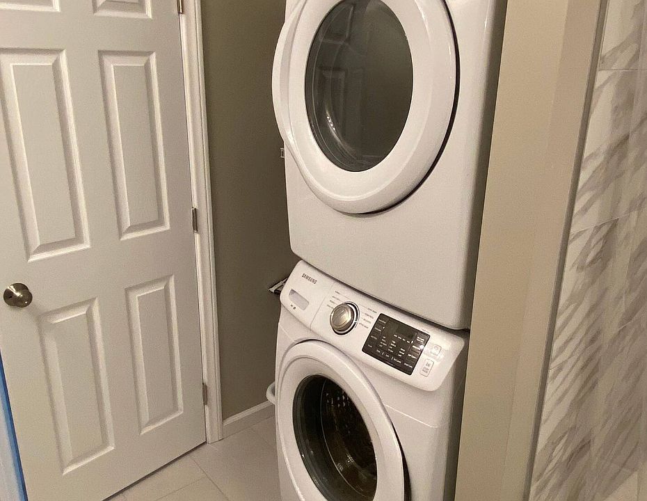 Full size washer and dryer