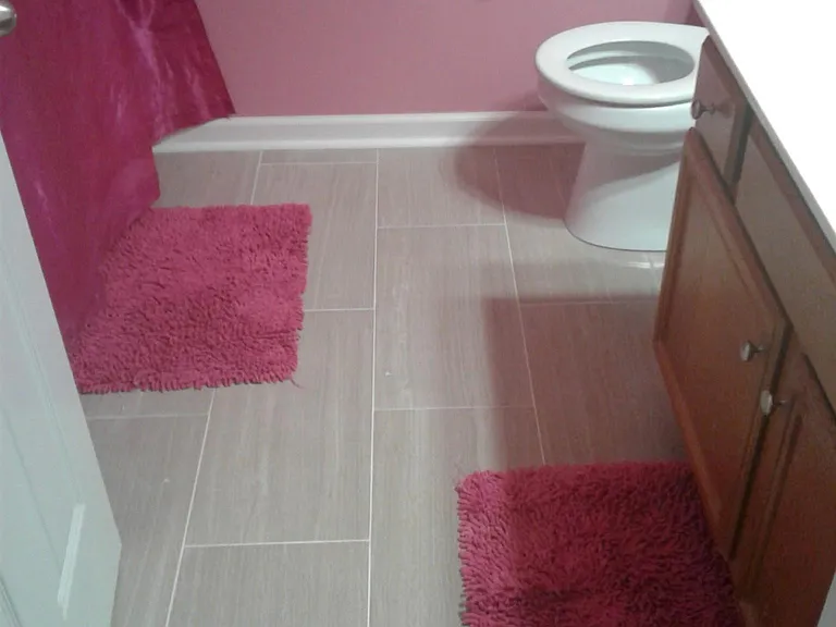 Hallway bathroom