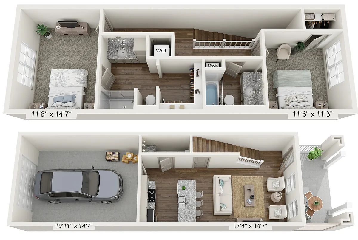Floor plan Violet with Garage