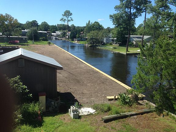 New vinyl seawall in 2016.