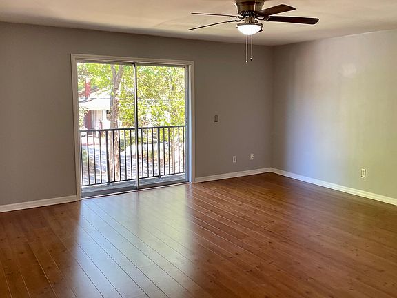 Living room looking towards balcony.