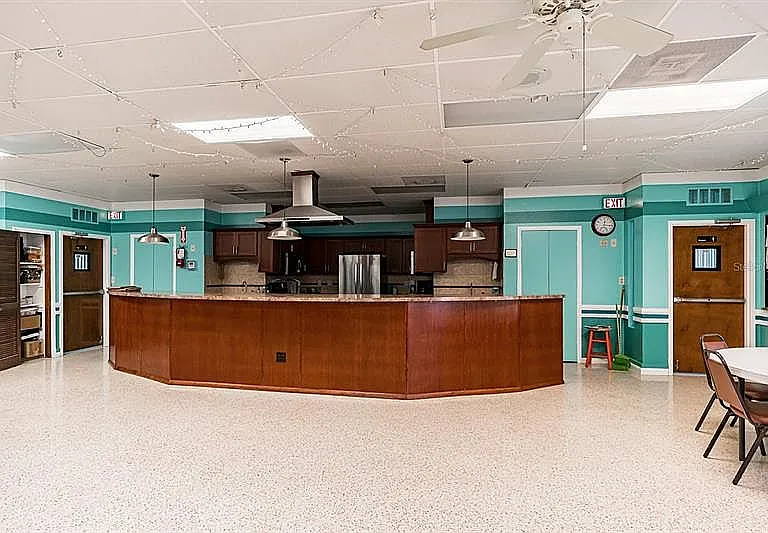 Clubhouse with community events and can be used for private events