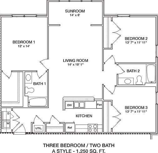 2nd image of 516 McLernon Trce #3B-2Ba-1250Sqft