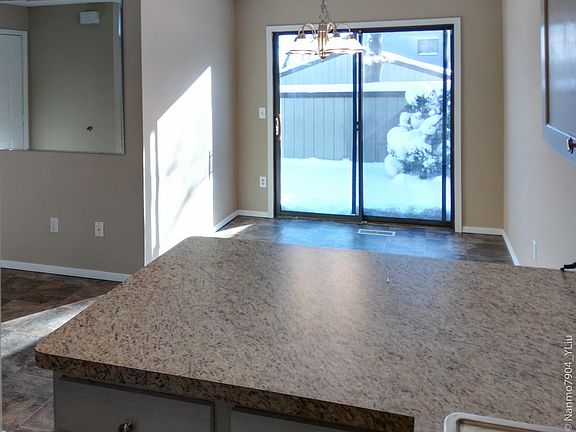 dinning room open to patio