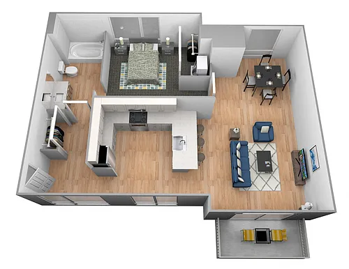 Floor plan Rainy River Townhouse