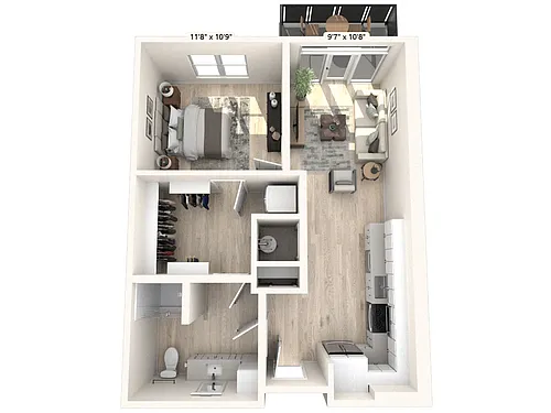 Floor plan A1b