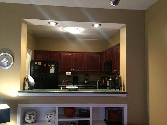 Kitchen open to Living/Dining Area