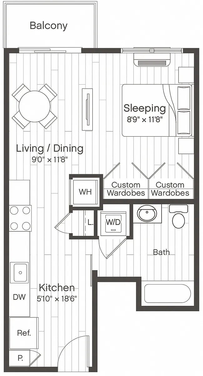 Floor plan Studio-S2