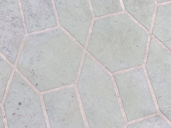 Beautiful stamped patio