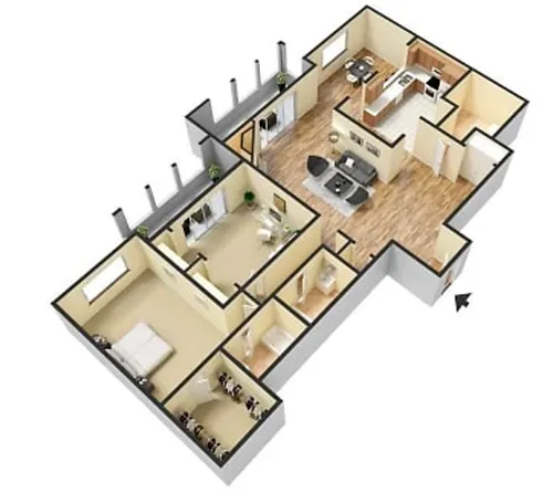 Floor plan 2X2F