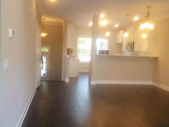 living room, dining room, & kitchen
