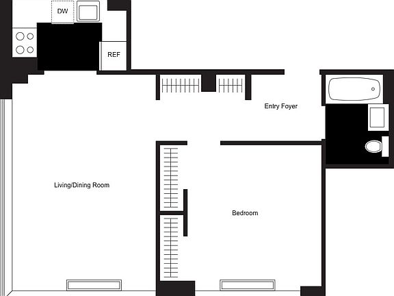 2nd image of 500 W 56th St APT 1015