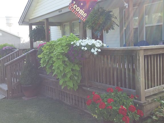 deck across front of home