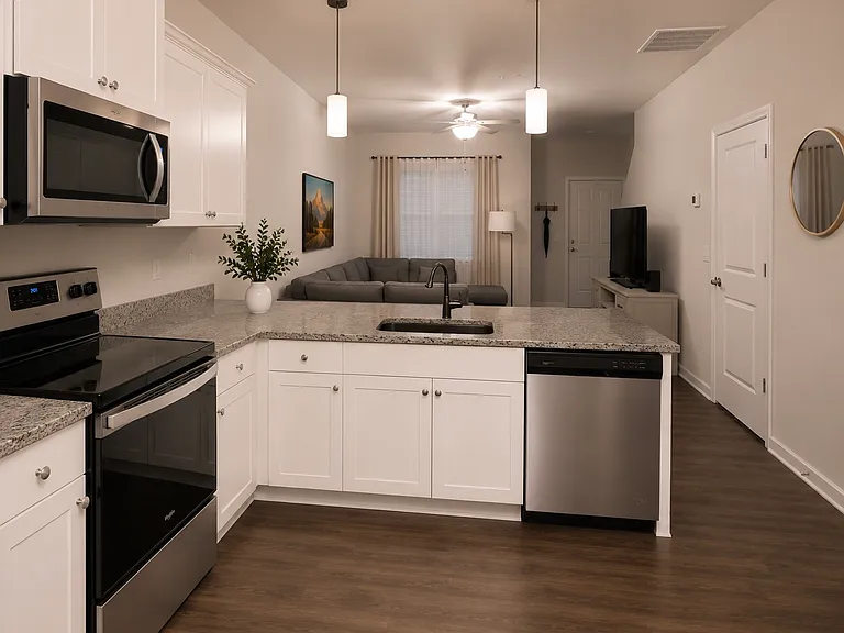 All Energy Efficient Stainless Steel Appliances, Large Granite Countertops/Island, Brand New Laminate Flooring, Extra Large Deep Sink