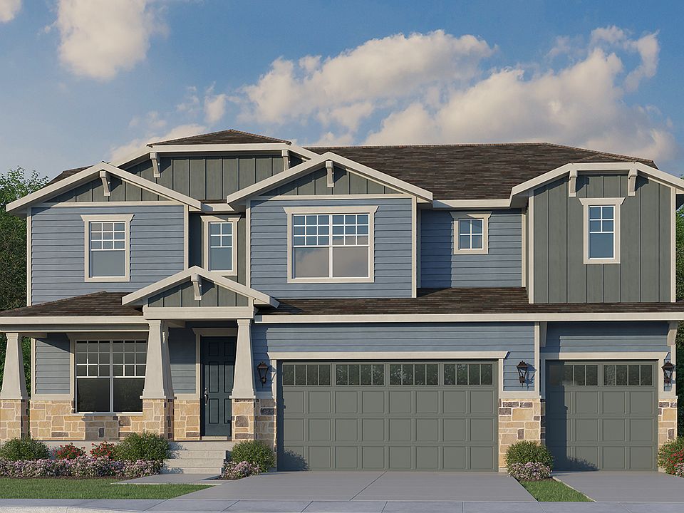 Plan C505 Elevation B with Manufactured Stone