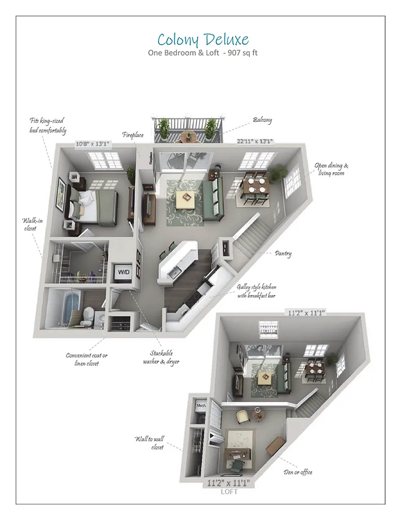 Floor plan Colony Deluxe