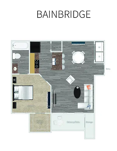 Floor plan Bainbridge