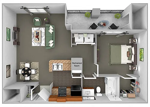 Floor plan A2 (Alden)