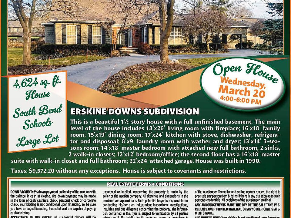 1303 E Erskine Manor Hl, South Bend, IN 46614 MLS 11252278 Zillow