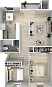 The Stills 2 Bedroom Floorplan The Stills 2 Bedroom Floorplan