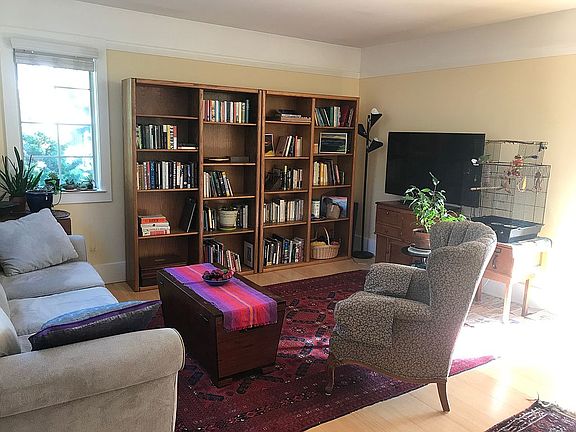 Living room bathed by light
