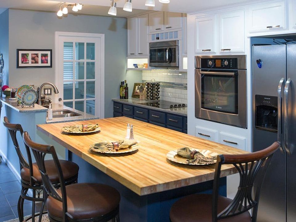 Kitchen from living area