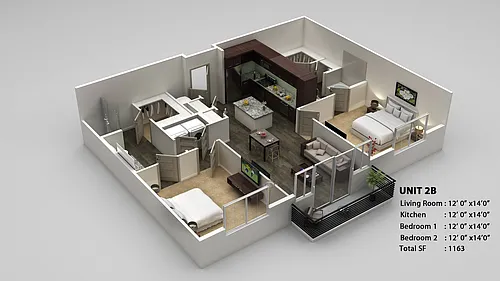 Floor plan B2