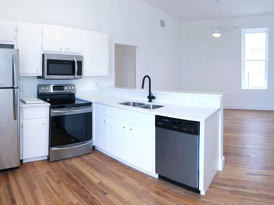 brand new appliances, quartz counter and faucet