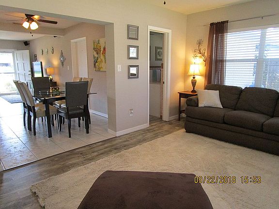 Living Room,  Rear Bathroom