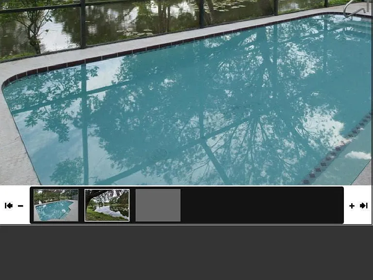 Swimming Pool with private lake view