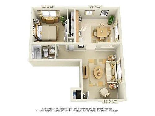 Floor plan Style A