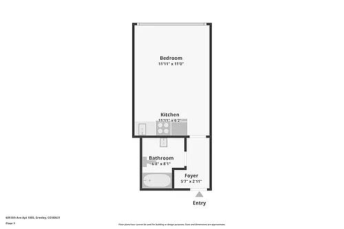 Floor plan Mid Rise Unit
