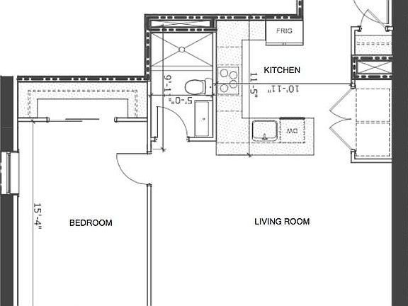 Floor Plan for Unit 302
