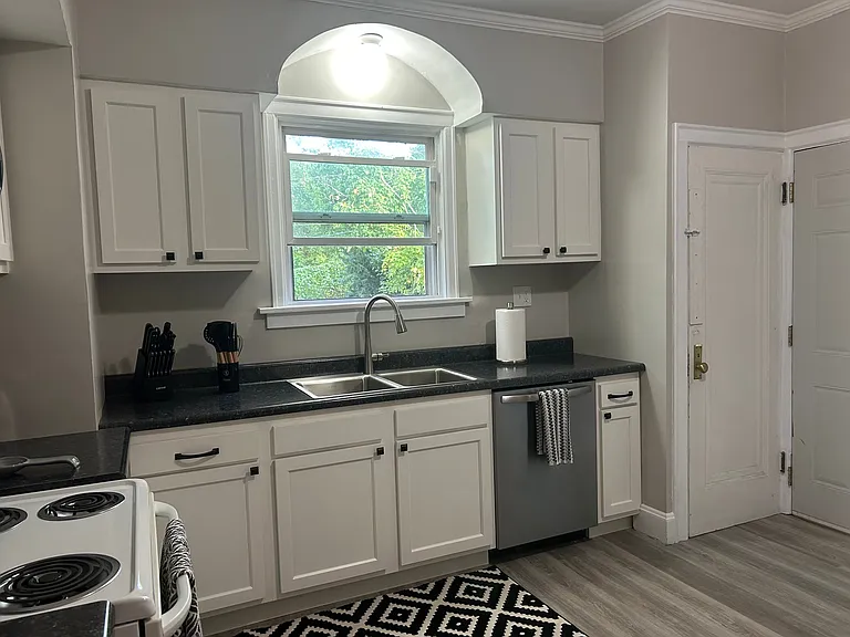 Large window over the completely renovated kitchen gives you plenty of natural light!