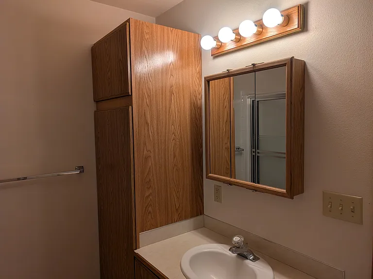 Hallway bathroom