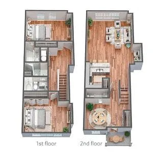 Floor plan Townhouse