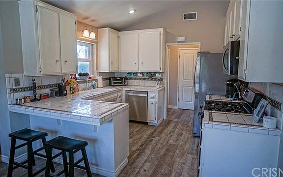 Kitchen open to the dining room