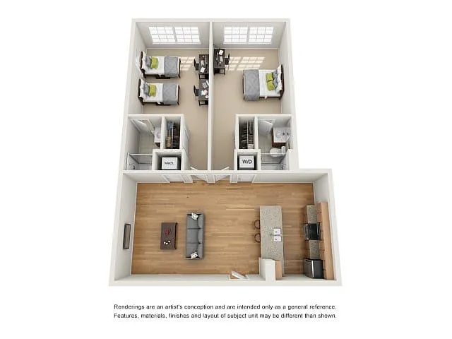 Floor plan 2X2