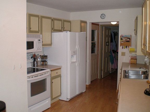 Spacious galley kitchen