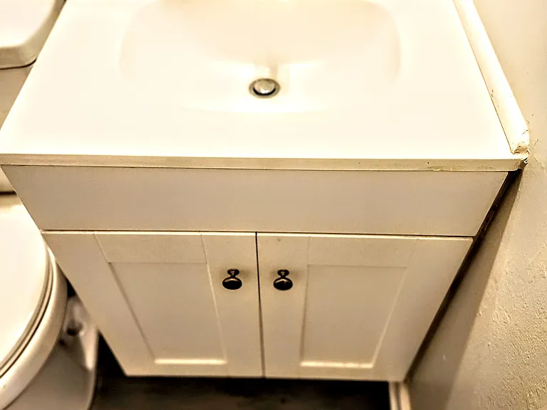 New vanity and sink