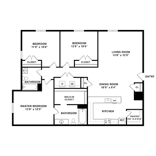 Floor plan The Cedar