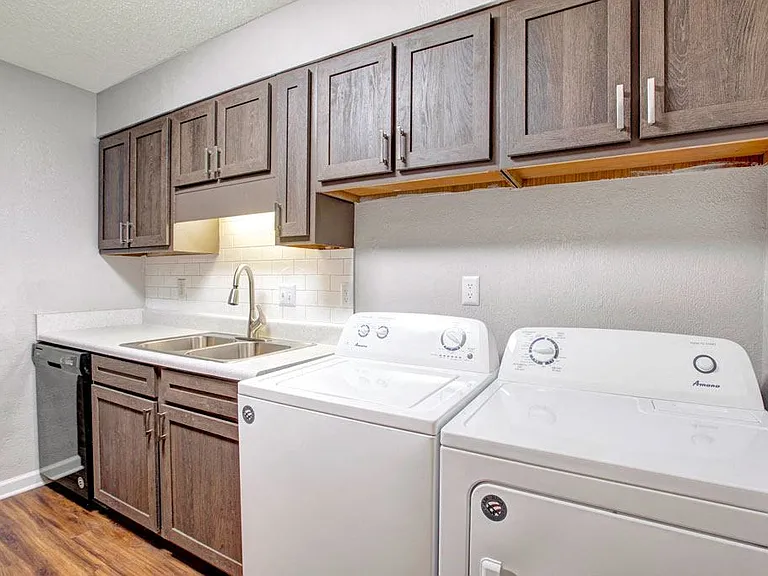 Kitchen and In-unit Washer & Dryer