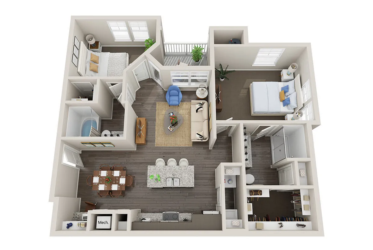 Floor plan B1 HC