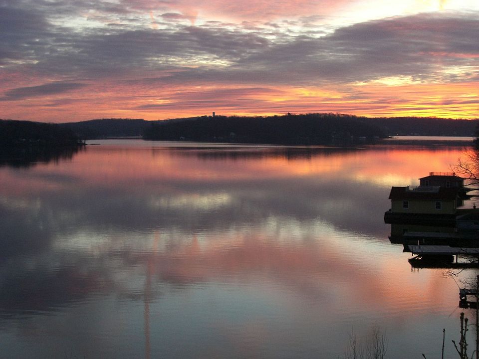 Lake view in the morning