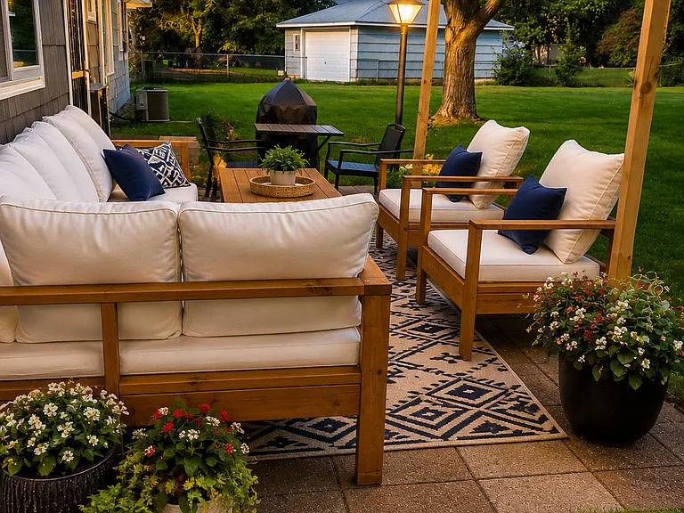 back patio
, walkout from bonus room