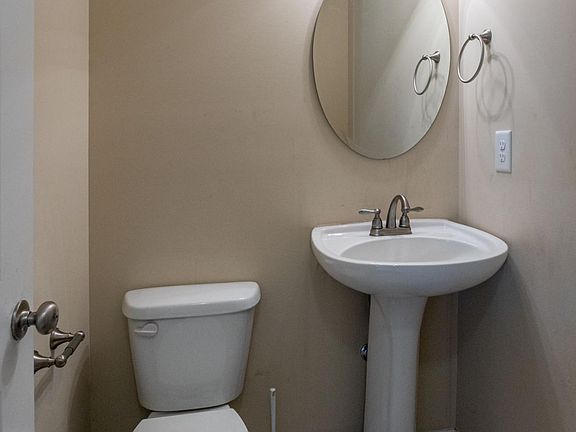 half bath (down stairs)