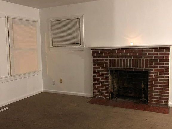 Living room with fireplace