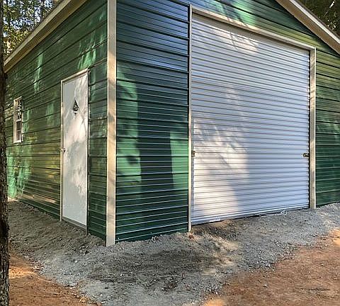 Outside of New 18x25 Garage