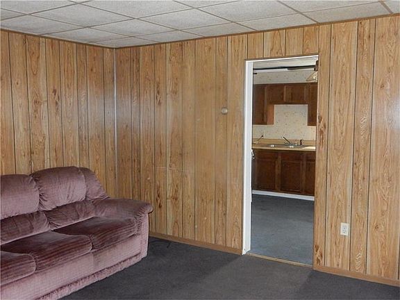 The living room of the top unit