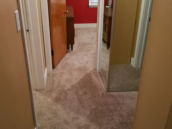 Bedroom hallway, new carpet